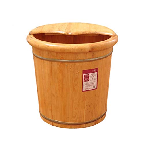 Tonneau en bois pour spa de pieds contre le stress et la fatigue plantaire accumulée