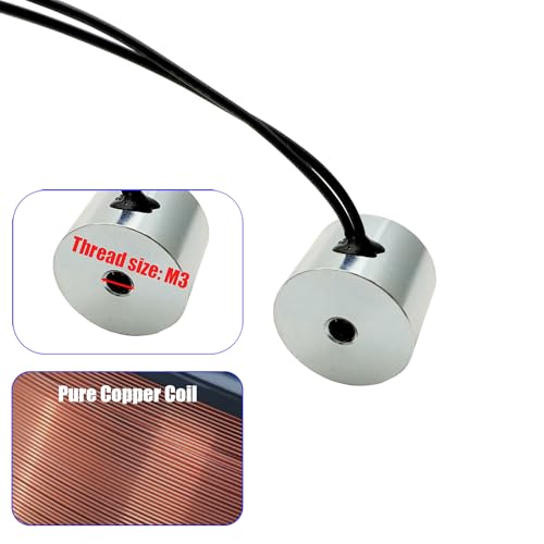 Electroimán de elevación eléctrico 12V CC 2kg ventosa solenoide 2015 3