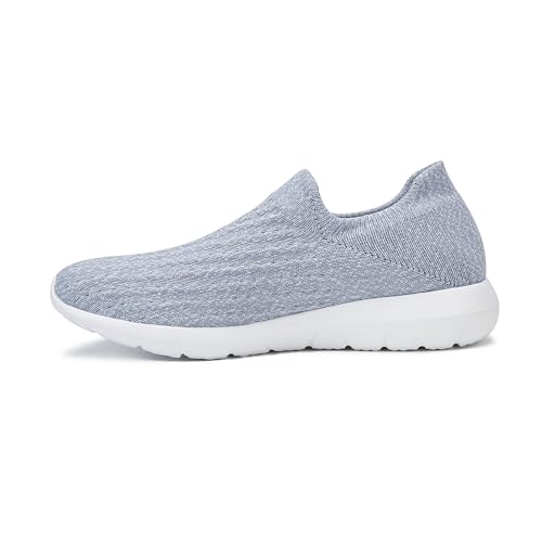 Pt&Hq Comfortable Tennis Running Shoes for Women Lightweight and Slip On Sneakers Casual Women's Walking Shoes Wathet 9.5