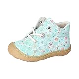 RICOSTA Baby Mädchen Stiefel DOTS,Kinder Lauflernschuhe,WMS:Mittel,lose Einlage,schnürstiefel,Booties,Leder,Mint (520),20 EU