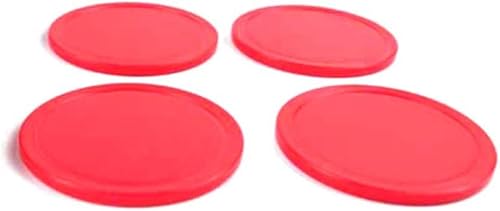 Miniatura 3 de Kisangel 4 unidades 1.969in Air Hockey Pucks Mini plástico Air Hockey Discos de Reemplazo de Mesa Air Hockey Objetivo Deportes Juguete Educativo