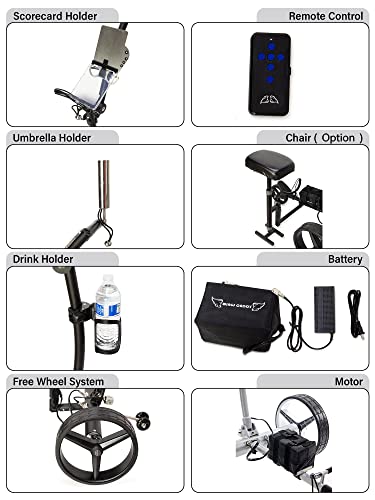 Wingscaddy MAX-300 Electric Push Cart