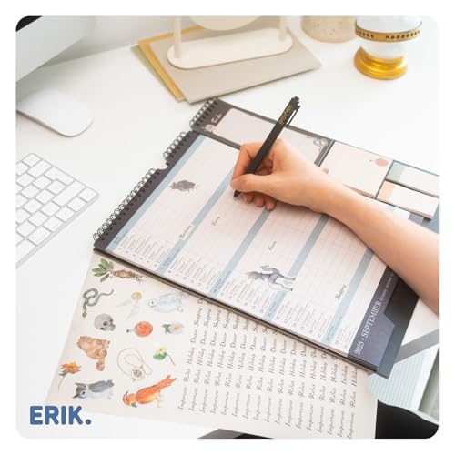Grupo Erik Wall Planner 2026 - Harry Potter Gifts For Family | Monthly Planner With Stickers, Pen, Shopping List, Sticky Notes | Wall Calendar 16 Months Sep 2025 - Dec 2026 - Image 4
