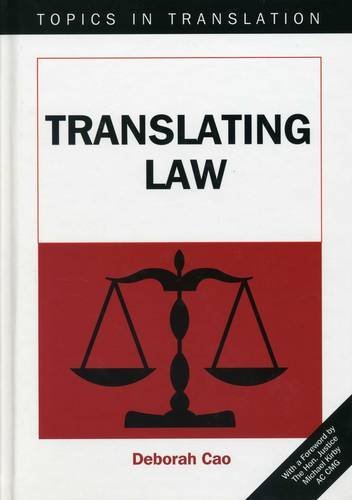 [(Translating Law )] [Author: Deborah Cao] [Apr-2007]