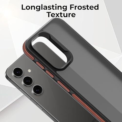 Image of A rtistque Frosted Ultra Matte Back Cover Case for Samsung Galaxy S24 FE 5G | Smooth Sides with Grip | Shockproof TPU Protective Design | Raised Camera Edges | Samsung S24 FE Back Cover - Brown