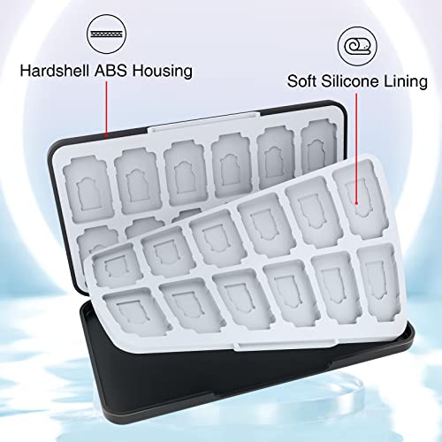 HEIYING Game Card Case for Nintendo Switch 2/ Switch OLED / Lite,Custom Pattern Memory Storage Holder with 24 Game Card Slots and 24 Micro SD Cards Slots - Image 3