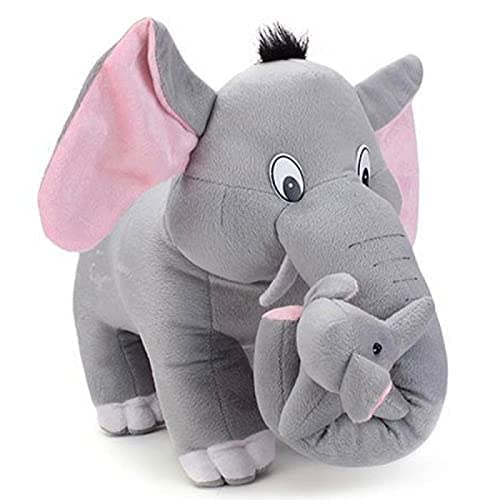 PATLY Soft Toys for Kids Girls Mother Elephant with Two Baby Teddy Bear Stuffed Toys Birthday Gift Home Room Decoration car showpieces 50cm (B0B1BH8SNW) Amazon Price History, Amazon Price Tracker