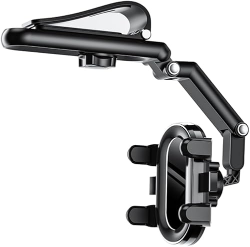 Temvue Estabilizador de montaje de teléfono para fotografía de automóvil, soporte universal para teléfono celular, soporte de metal antivibración,