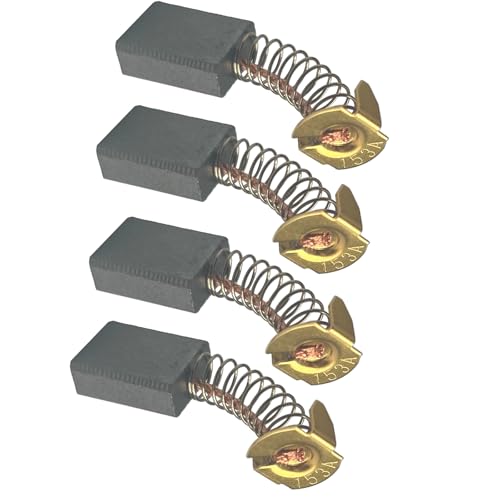 4 Pcs CB153 CB154 Carbon Brushes for Mkta CB-155 CB-157 CB-161 CB163 and 643152-0, 643153-8, 643154-6 181044-0