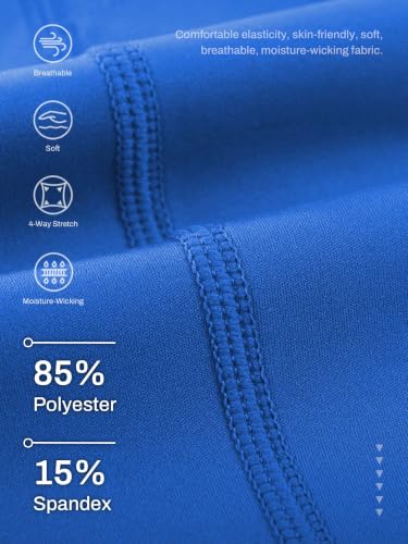 CADMUS Women's Ankle Yoga Leggings Workout Pants,1163, Blue, M