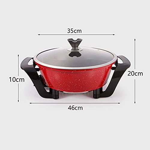 Parrilla eléctrica multifunción con tapa de vidrio miniatura 2