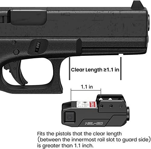 Votatu H3L Series Green/Red/Blue Laser Sight, Aluminum Ultra Low Profile Picatinny Mount Dot Sight, Strobe Mode Available, Magnetic Usb Rechargeable And Ambidextrous Control #TOP3