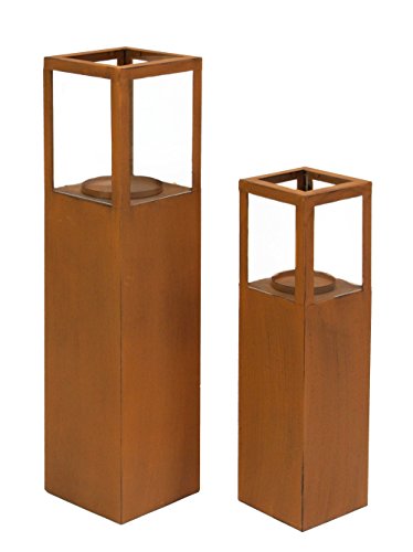 FRANK FLECHTWAREN Windlichtsäule Trend im 2er Set FRANK FLECHTWAREN Windlichtsäule Trend im 2er Set