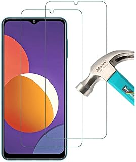 TQmate 2Pack Screen Protector Compatible for Samsung Galaxy M12, Tempered Glass, Anti Scratch, 9H Hardness, Easy to install film
