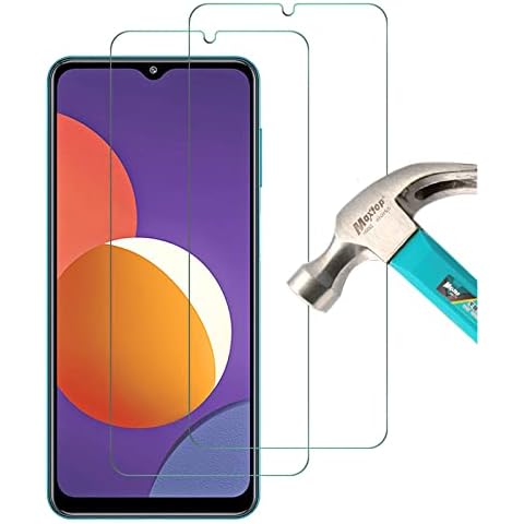 TQmate 2Pack Screen Protector Compatible for Samsung Galaxy M12, Tempered Glass, Anti Scratch, 9H Hardness, Easy to install film Cover