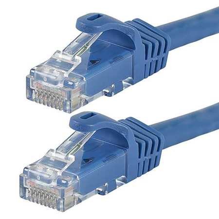 Cable ethernet Cat 6 azul 14 ft miniatura 1