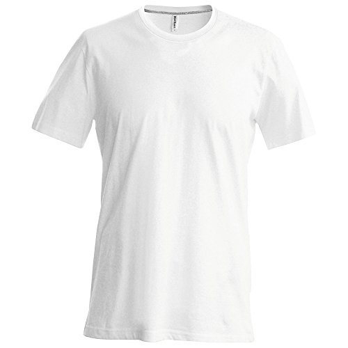 Kariban Short sleeve crew neck t-shirt White L