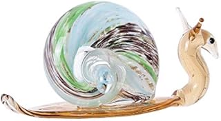 crystalsuncatcher Small Snails Glass Figurine Animal Gifts Statue Home Office Decorations Ornament Handmade Blown Birthday Gifts