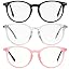 Three Pack(bright Black + Transparent + Pink)