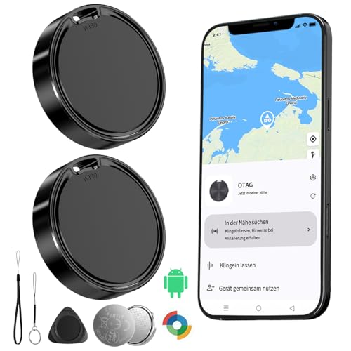 Tracker Android Smart Tag Android Air Android Tag Schlüsselfinder kompatibel mit Google Mein Gerät Finden APP (Android NUR) IP67 Android Tracker Bluetooth KeyFinder für Koffer/Gepäck (2pcs-schwarz) Tracker Android Smart Tag Android Air Android Tag Schlüsselfinder kompatibel mit Google Mein Gerät Finden APP (Android NUR) IP67 Android Tracker Bluetooth KeyFinder für Koffer/Gepäck (2pcs-schwarz)