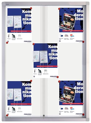 Vitrine d'affichage coulissante pour PRO Franken 9xA4 panneau mural 73x99cm