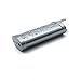 Lucklybestseller Silver and Gray Color Vintage Metal Lighter Case Cover Holder for Mini BIC Lighter J5