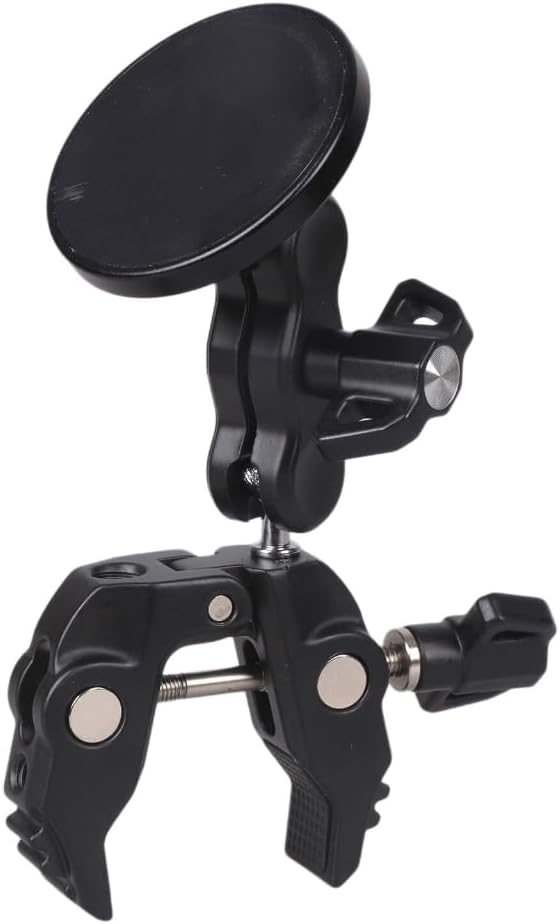 Sturdy Plastic Magnetic Phone Holder Clip Mount Adjustable 360°Rotating Knob