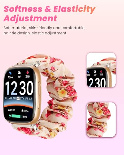 Correa para Smartwatch Fitpolo GTX20 diseño elástico blanco miniatura 4