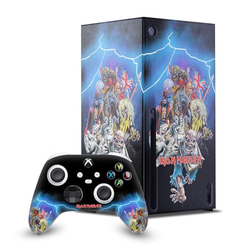 Skin Xbox Series X protection rayures autocollant console manette Iron Maiden