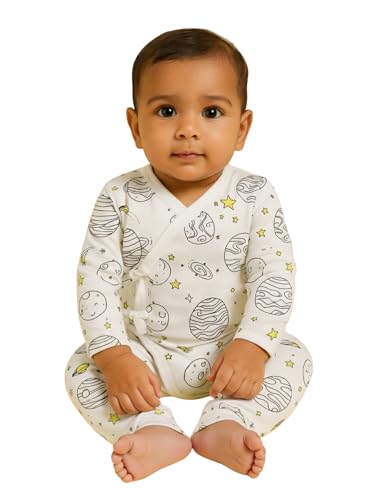 Image of The Mom Store Baby Romper Jabla Style For Boys And Girls | Cotton | Soft Infant Bodysuit | Trendy Stylish Sleepwear For Newborn Baby | Printed | Unisex Comfortable Everyday Baby Wear