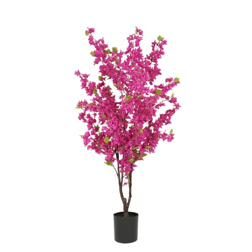 Bougainvillier Artificiel 175cm Fuchsia Ligne Déco Arbre Artificiel Intérieur Faux Arbre d'Intérieur Arbre Artificiel Grande Taille Faux Bougainvillier Décoration...