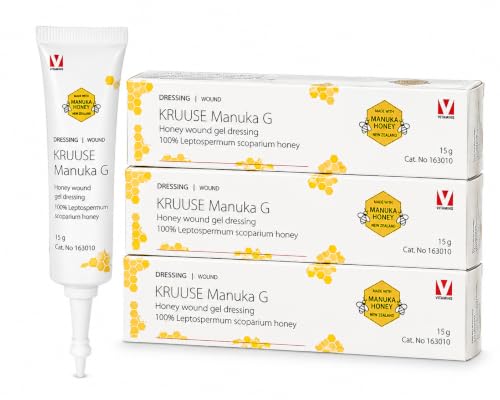 Kruuse Manuka G Wundgel | 15 g | Pflegesalbe für Tiere | Mit Manuka-Honig