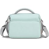 DOMISO Camera Bag Imperméable à l’Eau Anti-Choc Case Sac à bandoulière, Vert Menthe