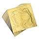 100 Blatt 16 x 16 cm blattgold blattsilber Imitation Blattgold zum Basteln Schlagmetall Kunstprojekt versilbern Kunstprojekt, Handwerk Dekoration Möbel Dekoration DIY