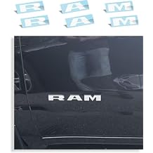 ملصقات شعار باب RAM من Reflective Concepts 2019-2026 - لون أبيض لامع