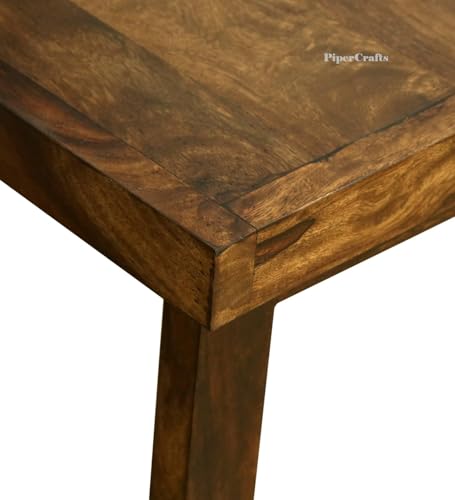 Image of Solid Sheesham Wood Study Table for Home, Multi-Purpose Office Desk for Laptop | Wooden Computer Table, Writing Desk for Adults & Students, Folding Table - Student Table Wood - Teak Finish