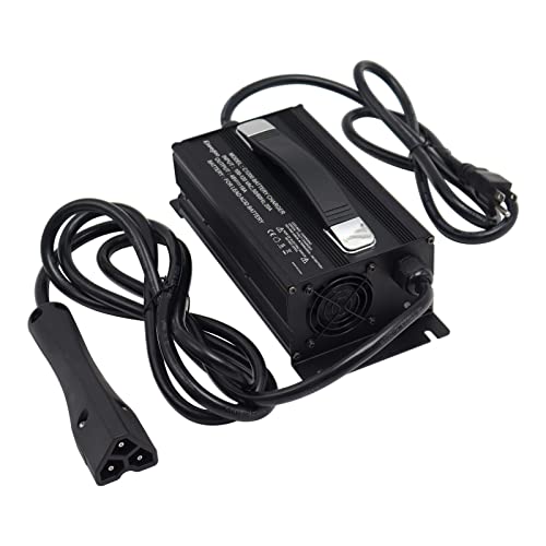 Eseegoo 48 Volt 18 Amp Battery Charger Compatible With Ezgo Rxv & Txt For 48 Volt Golf Carts With Rxv Plug/ 3 Pin Triangle Style Plug #TOP1