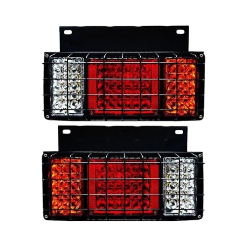 Feux arrière à LED haut de gamme avec filet de protection métallique pour ISUZU NHR