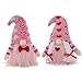 Jenny Watson 2 Pz San Valentino Gnomi Peluche Bambole Handmade Mr & Mrs Svedese Tomte Gnomi Elfo Decorazione San Valentino Casa Festa Tavolo Desktop Ornamenti Dolce San Valentino Regalo