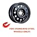 Fuel Rider 16 inch Gloss Black ABS Hubcap Wheel Covers Compatible with 2020-2022 Kia Soul (Set of 4) Wheelcovers for 16 inch Standard Steel Wheels- Auto Tire Cover Replacement Exterior Cap Cover