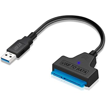 Sh. SATA to USB 3.0 Cable, USB 3.0 to SATA Adapter for 2.5 Inch SSD HDD | SATA Hard Drive to USB Adapter 5Gbps with UASP Comp