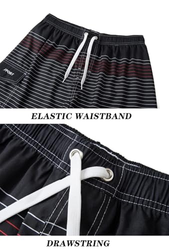 Men's Summer Swim Trunks Quick Dry Surf Boardshorts Bathing Suit Shorts4