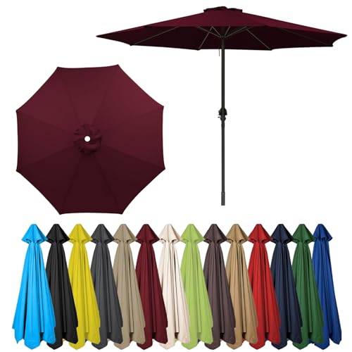 Toile parasol anti-ultraviolets 2m 6 baleines haute protection