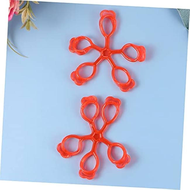 2Pcs Guitar Finger Exerciser Hand Grip Trainer for Strengthening Dexterity and Flexibility Plastic Finger Trainer for Musicians and Athletes Portable