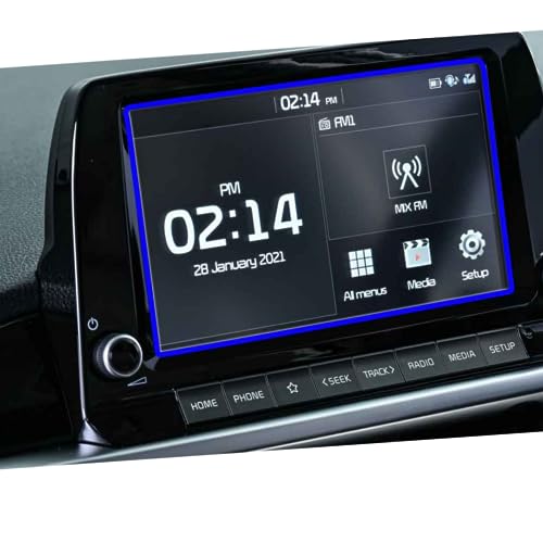 Protection écran pour Kia Picanto 2021 verre trempé navigation autoradio voyage