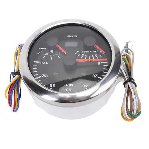 Velocímetro GPS 3 en 1 con tacómetro de 8000RPM para camiones y vehículos RV 4