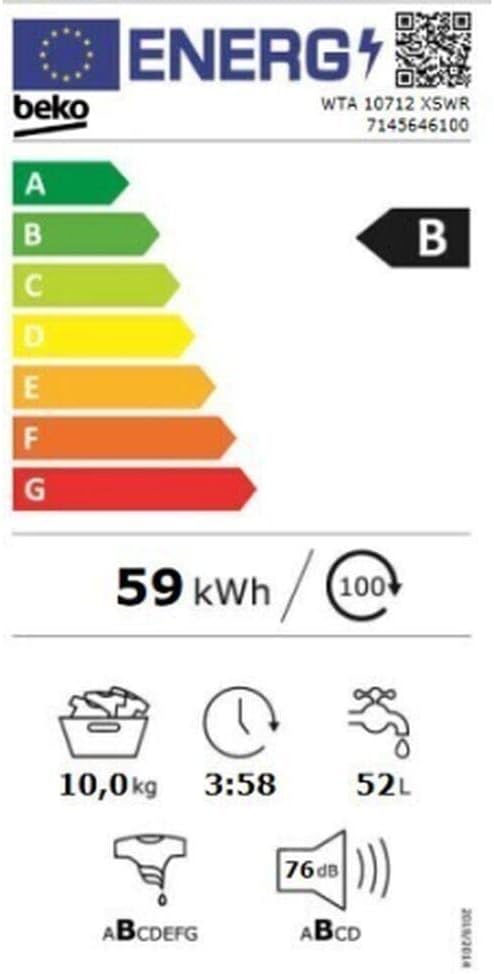 Beko Lavatrice Frontale Wta10712 X SWR Beko Lavatrice Frontale Wta10712 X SWR