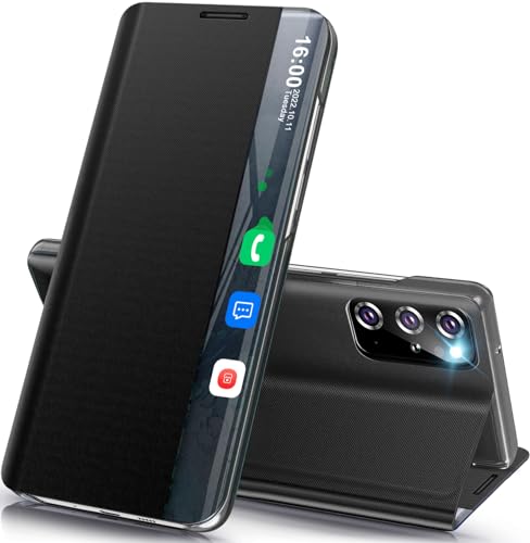 Coque en cuir pour Samsung Galaxy S20+ 5G avec rabat de luxe