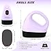 eSeedy Mini Heat Press Machine, 3 Heat Settings& Fast Heating, 15 Mins Auto-Off, Insulated Safety Base, Mini Iron for Crafting, T Shirts, Hats, Heating Transfer Projects (Purple)