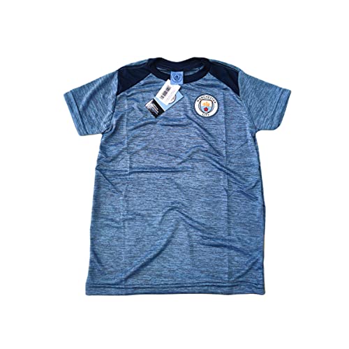 Conjunto Manchester City Torcedor - Camisa + Bermuda - Infantil Tamanho:12;Cor:Azul